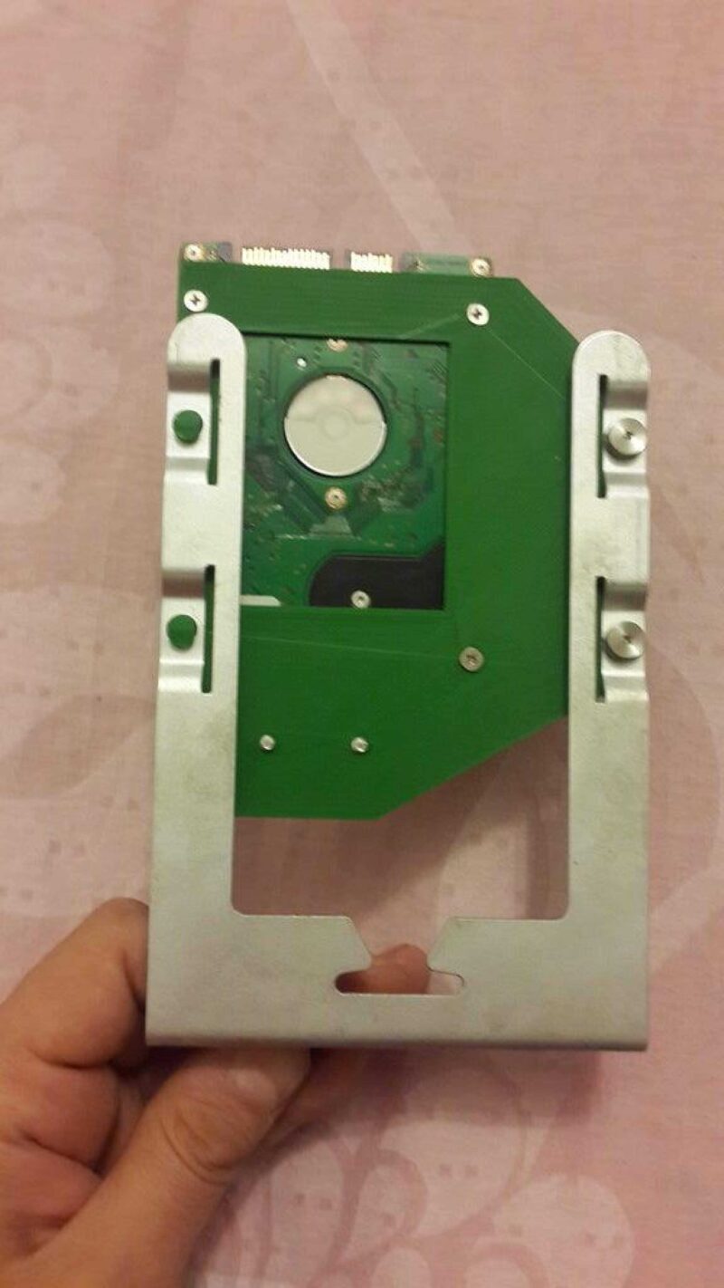 Apple Mac Pro 3.5 İla 2.5 Hdd / Ssd Montaj Adaptörü Plastik Aparat - Görsel 2