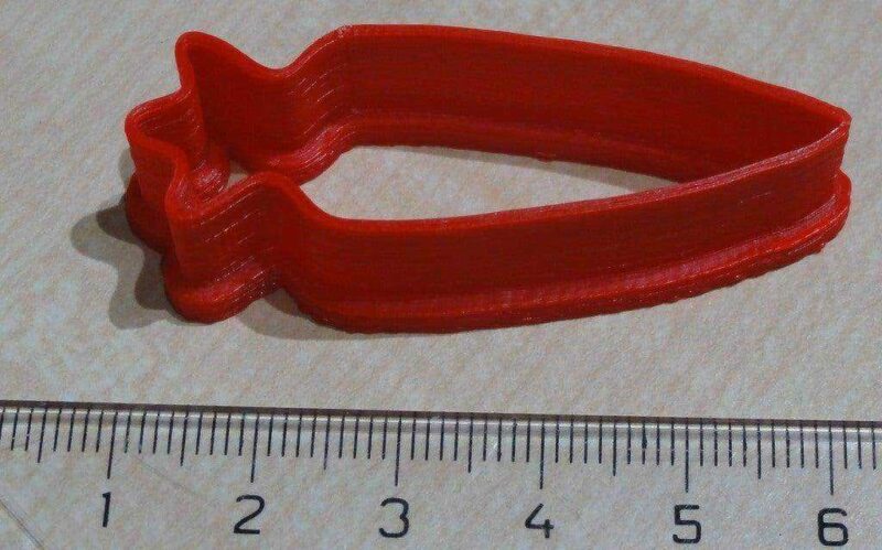 Havuç Şekilli Organik Plastikten Dekoratif Kurabiye Kalıp Kesici - Görsel 3