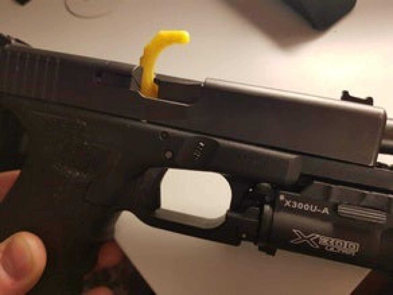 Glock tabanca için 9 mm Oda Güvenlik Bayrağı Ek Aparat - Görsel 2