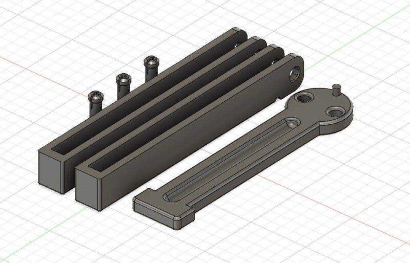 Ağır Basit Balisong Trainer (Kelebek Bıçak Trainer) Plastik Aparat - Görsel 2