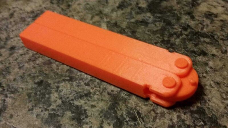 Ağır Basit Balisong Trainer (Kelebek Bıçak Trainer) Plastik Aparat - Görsel 4