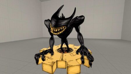 Beast Bendy Statue Plastik Aparat