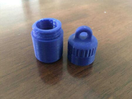 Anahtarlık Hap Şişesi V2 Plastik Aparat