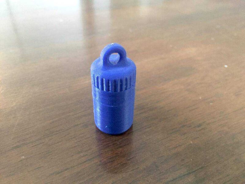 Anahtarlık Hap Şişesi V2 Plastik Aparat - Görsel 2