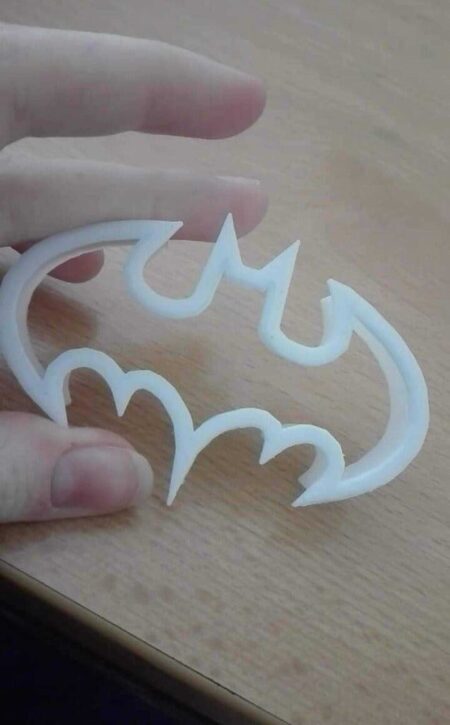 Batman Amblemli Organik Plsatikten Kurabiye Kalıp Kesici Aparatı