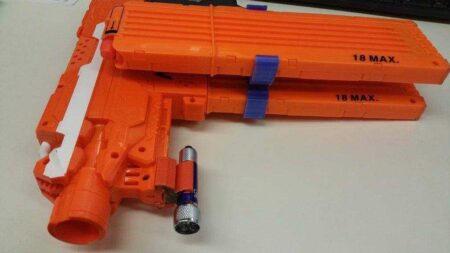 Nerf stryfe Dual mag tutucu Şarjor tutucu aparat holder organizer