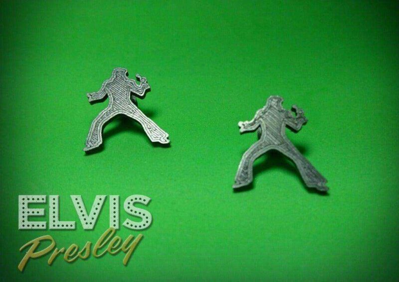 ELVIS PRESLEY KÜPE / PIN  Organik Plastikten Dekoratif Aksesuar - Görsel 2