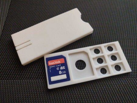 Microsd & Sd Adaptör Kart Kilidi İle Cüzdan Plastik Aparat