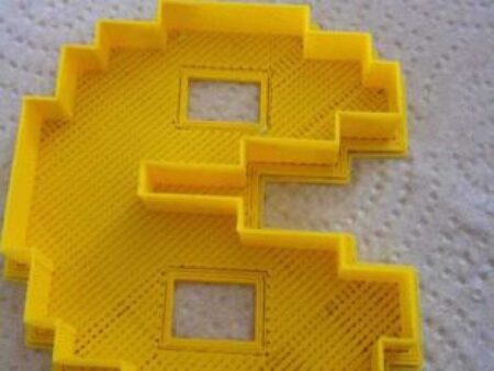 8 Bit Pacman Kurabiye Kesici Kalıbı  Şeker Hamuru Oyun Hamuru Kalıbı