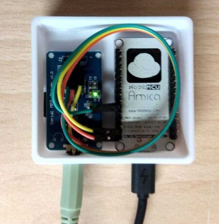 Nodemcu Ve Yx5300 İle Wi̇fi̇ Wlan Mp3 Çalar Plastik Aparat