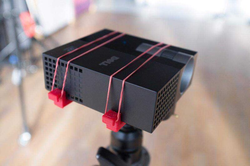 Mini Projektör İçin Tripod Montajı Geciktirici M109S Plastik Aparat - Görsel 3