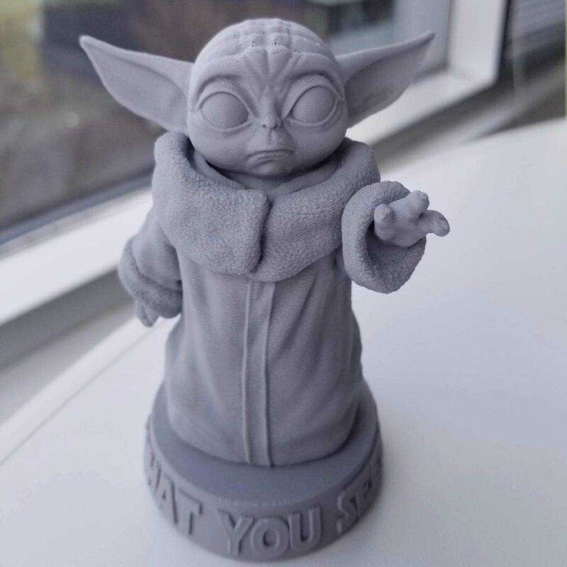 Bebek Yoda Dekoratif Biblo Dekor Masaüstü Çalışma Masası