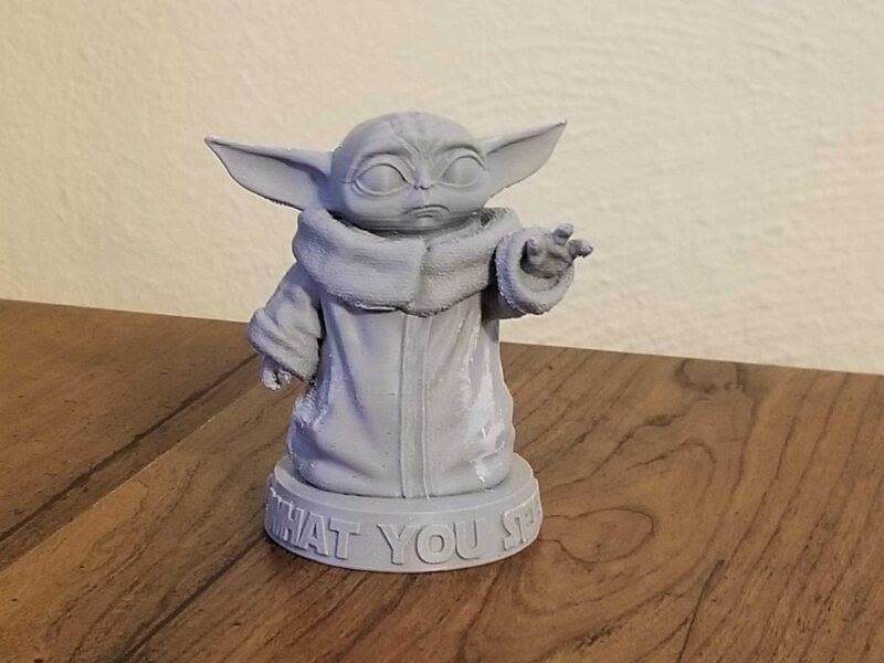 Bebek Yoda Dekoratif Biblo Dekor Masaüstü Çalışma Masası - Görsel 2
