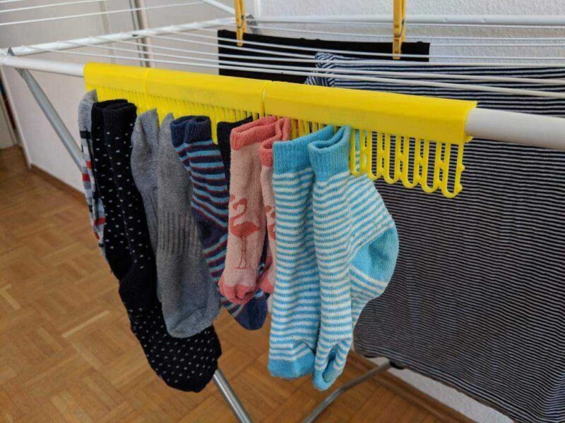 Sock Klipler Kurutma Rafı Plastik Aparat - Görsel 2