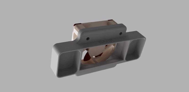 Fluval Flex Akvaryum Soğutma Fanı 40Mm Plastik Aparat - Görsel 2