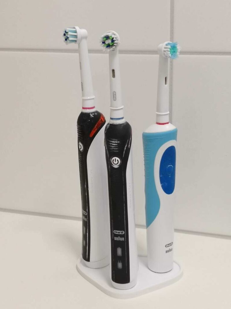 Oral B Tripple Diş Fırçası Standı Plastik Aparat - Görsel 2