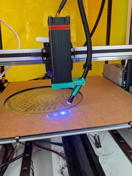 Neje 30X30 Lazer Hava Yardımı Plastik Aparat