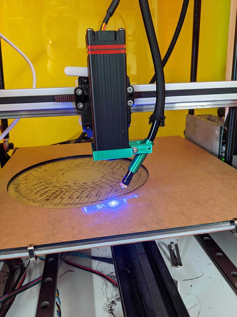 Neje 30X30 Lazer Hava Yardımı Plastik Aparat