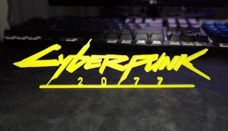 Cyberpunk 2077 logosu Organik Plastik Dekoratif Aksesuar Masaüstü - Görsel 2