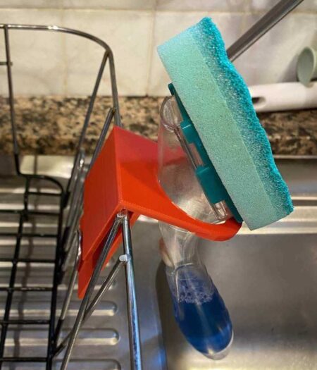 Dishwand Üzerinde Dish Rack Tutucu Plastik Aparat