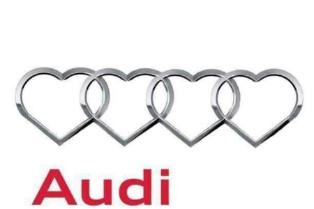 Audi Herzen Logosu Plastik Aparat