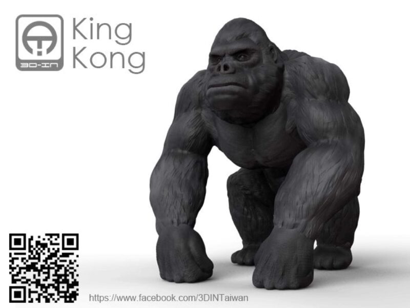 Hediyelik Süs Eşyası King Kong Masaüstü Dekoratif Biblo Dekor