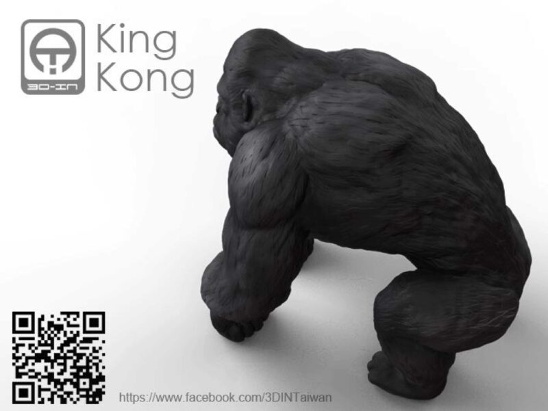 Hediyelik Süs Eşyası King Kong Masaüstü Dekoratif Biblo Dekor - Görsel 2