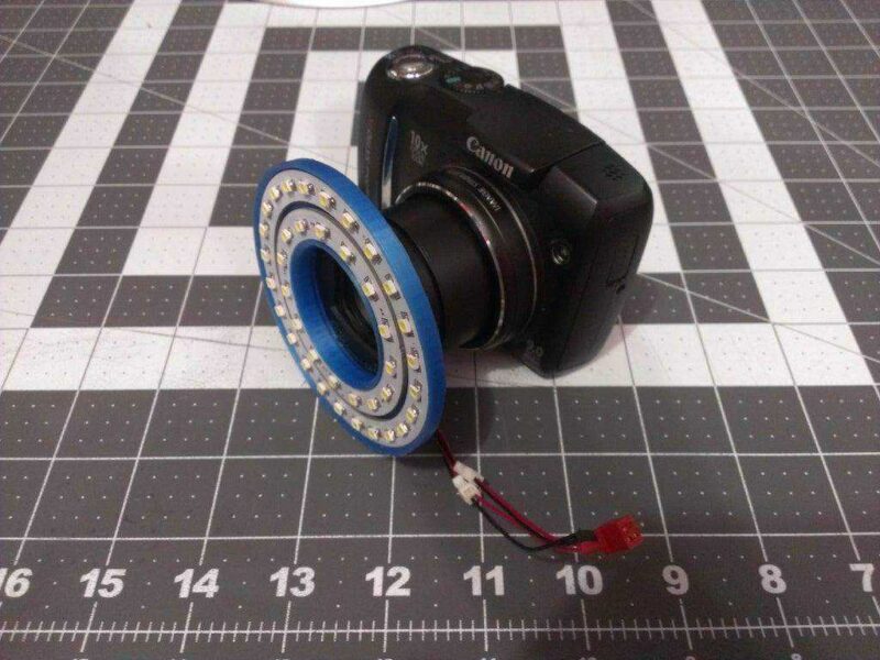 CanonSX110 IS Kamera için LED Işık Halkası  Organik Plastikten - Görsel 3