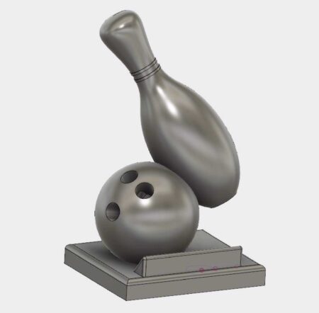 Bowling Trophy  Masaüstü Süs Eşyası Hediyelik Dekoratif Biblo
