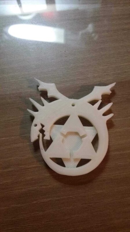 Fullmetal Alchemist Homunculus Anahtarlık Plastik Aparat