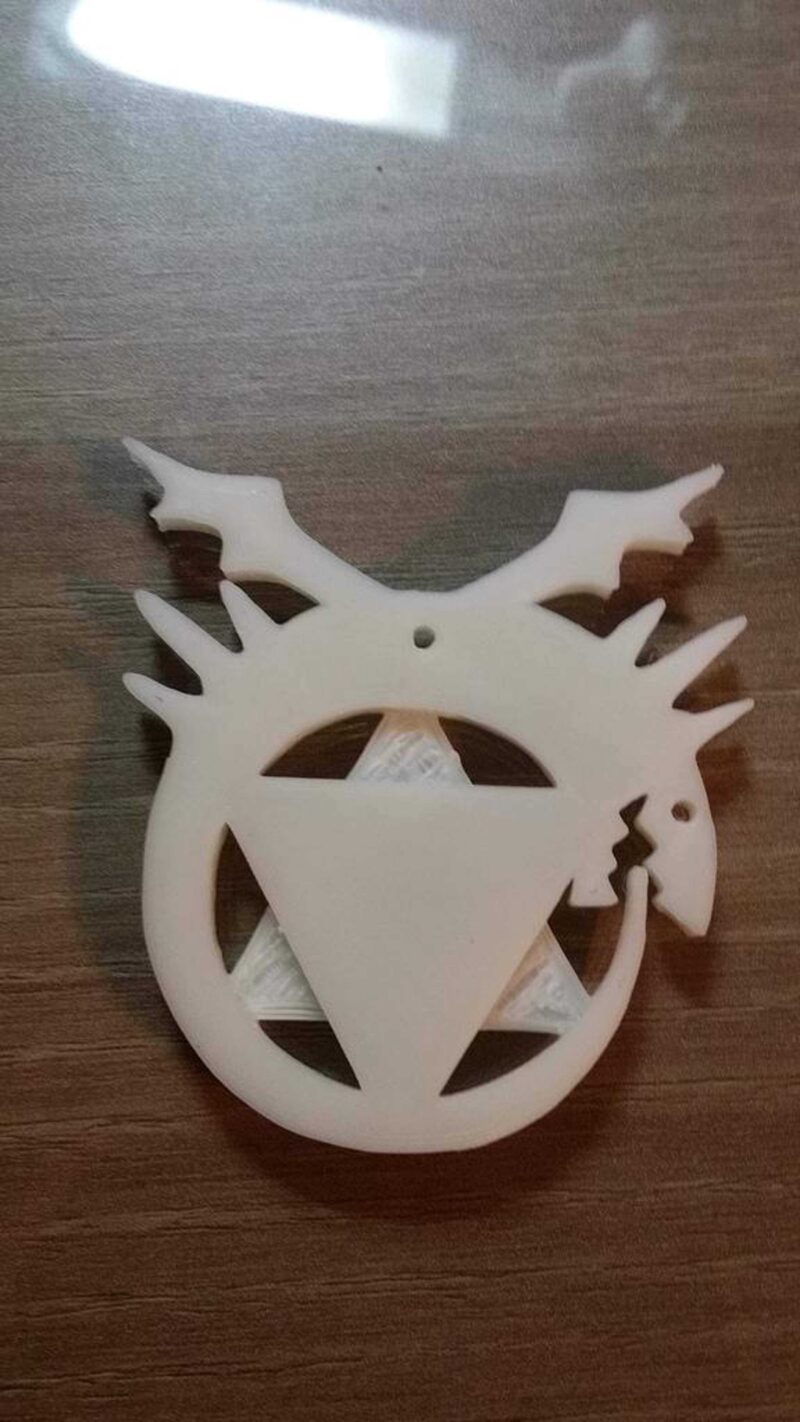 Fullmetal Alchemist Homunculus Anahtarlık Plastik Aparat - Görsel 3