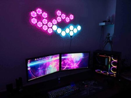 Nanoleaf Diy Altıgen Sürümü Plastik Aparat