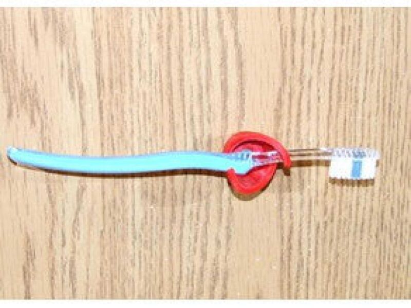 diş fırçası tutacağı tutucu holder yardımcı aparat  Dekoratif - Görsel 4