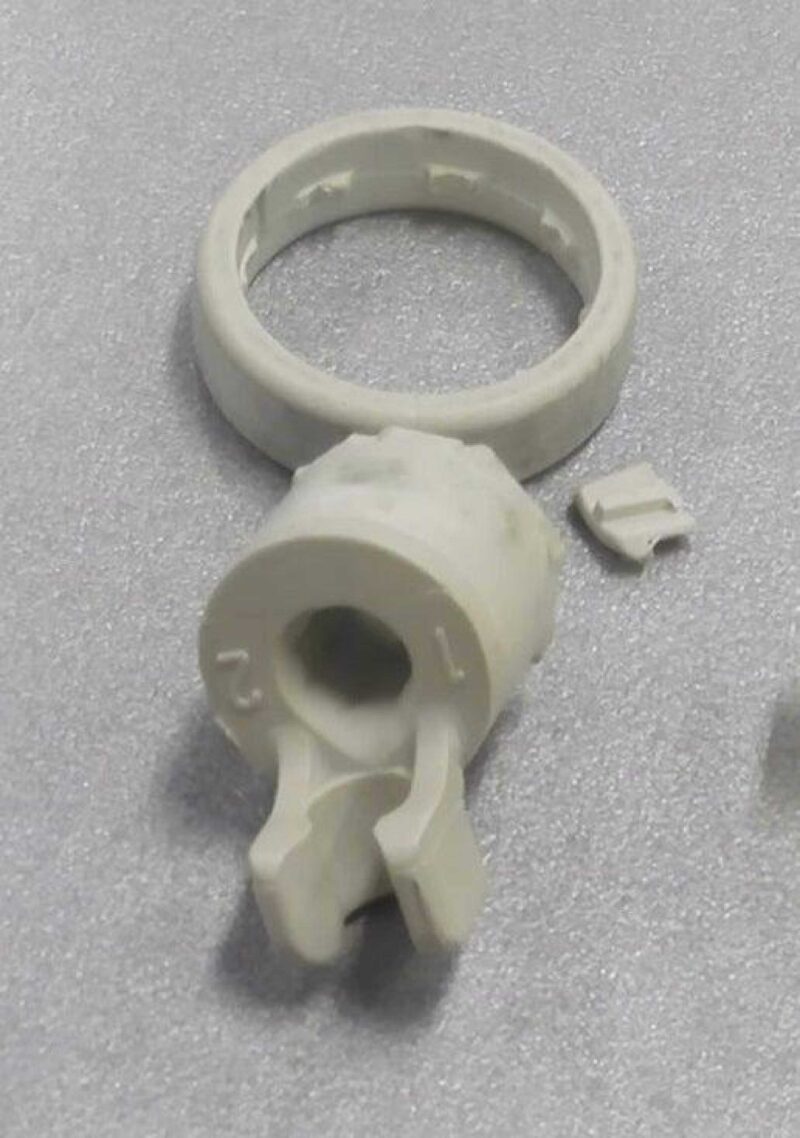 Bulaşık Makinesi Sepeti İçin Tekerlek Ve Şaft Değiştirme Plastik Aparat - Görsel 3