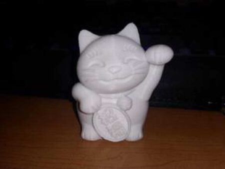 maneki-neko -Şanslı Kedi Biblo Dekoratif Hediyelik Süs Eşyası