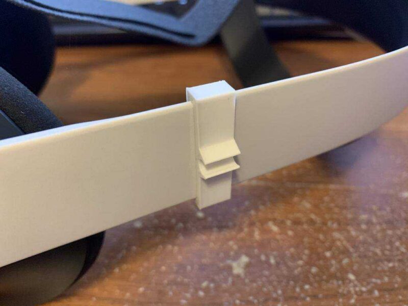 Oculus Quest 2 Elite Kayış Kablo Klipsi Plastik Aparat - Görsel 3