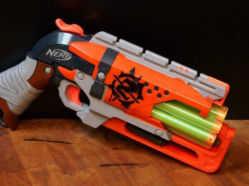Nerf Hammershot 8-Shot Silindir - Petg Versiyonu Plastik Aparat - Görsel 2