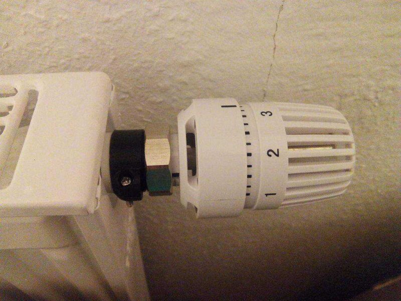 Danfoss RA tipi vana - M30x1.5 termostat adaptörü Aparat