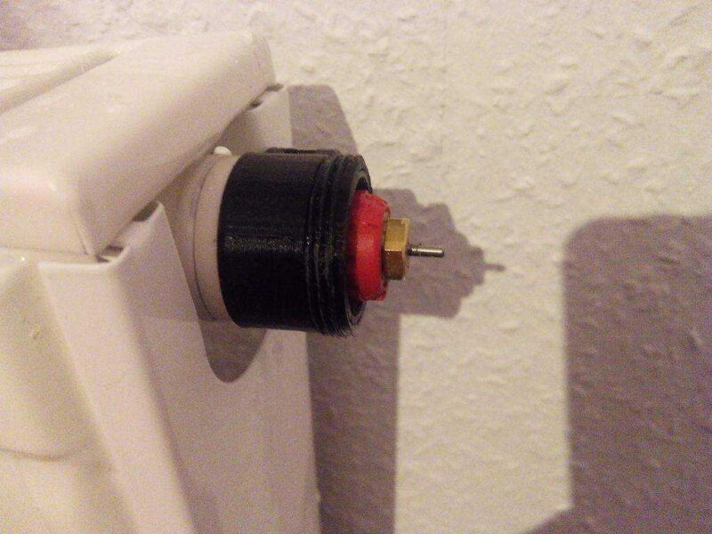 Danfoss RA tipi vana - M30x1.5 termostat adaptörü Aparat - Görsel 3