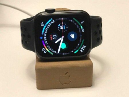 Serisi 4 Apple Watch Masaüstü Şarj Standı Organik Plastikten