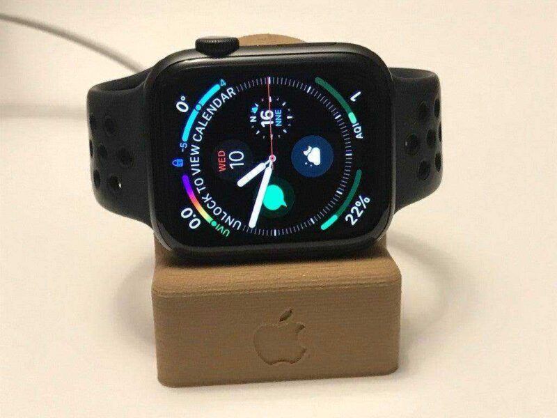Serisi 4 Apple Watch Masaüstü Şarj Standı Organik Plastikten