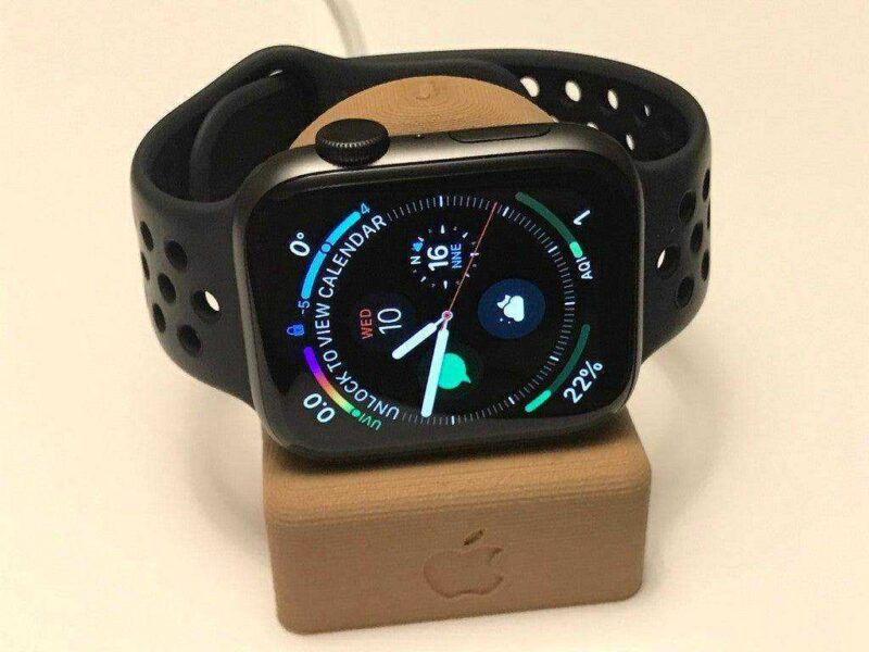 Serisi 4 Apple Watch Masaüstü Şarj Standı Organik Plastikten - Görsel 2