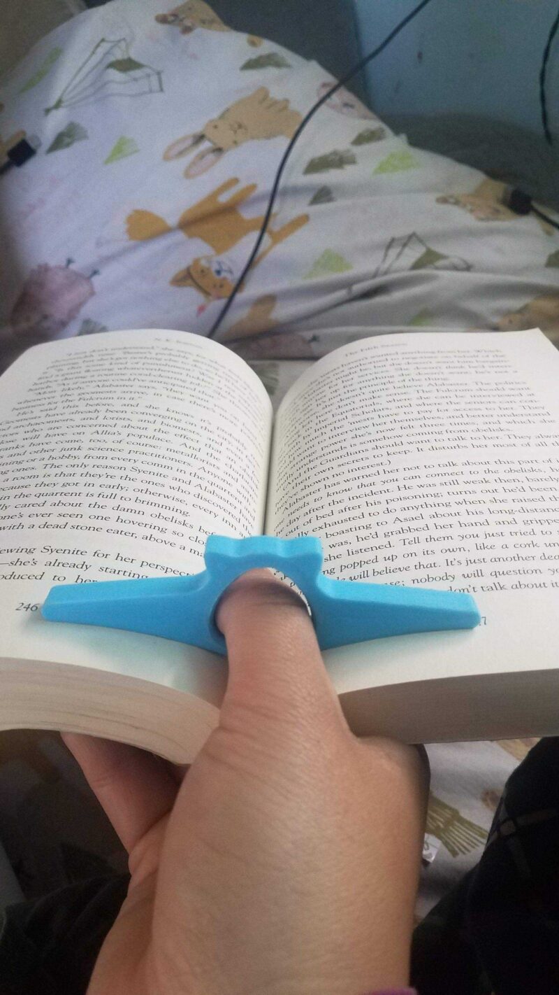 Başparmak kitap tutucu Ayırıcı Ayraç Ayracı Tutucu