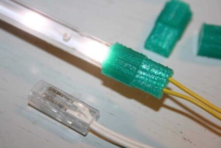 Df-7012-12 Led Çizgili Konnektör Plastik Aparat