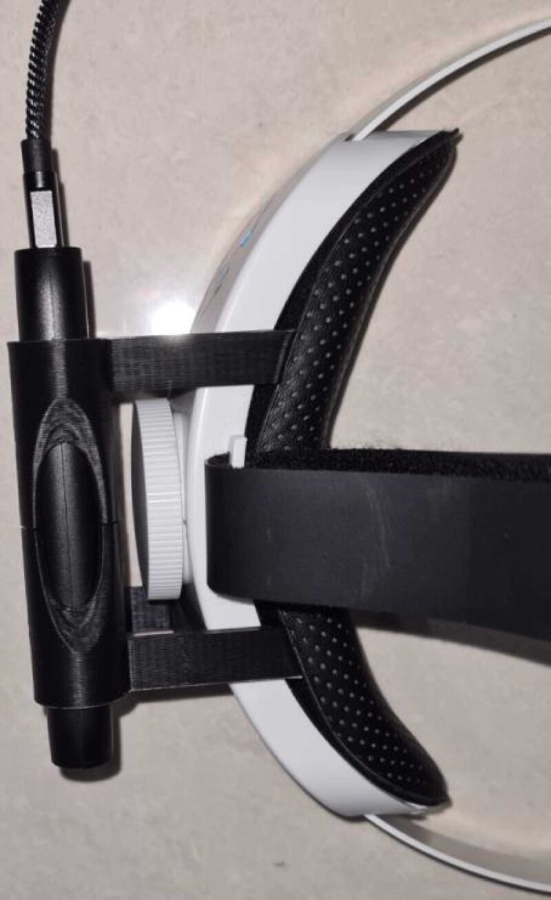 Gomrvr İle Oculus Quest 2 İçin Remixed Pil Montajı Halo Kayışı Plastik Aparat - Görsel 3