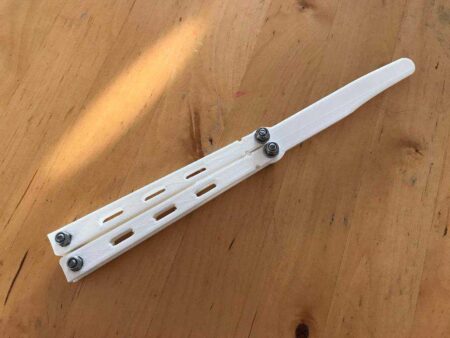 Balisong / Kelebek Bıçağı - Ağır Ve Çok Güzel Plastik Aparat