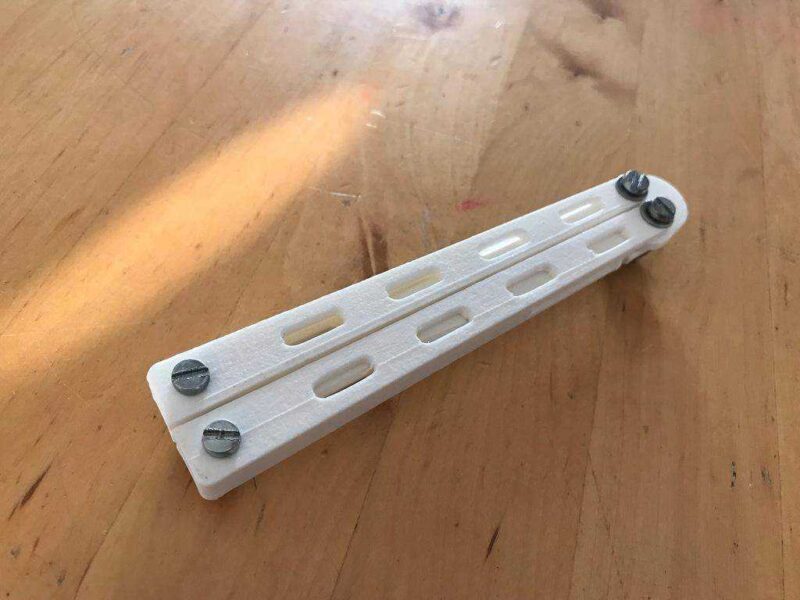 Balisong / Kelebek Bıçağı - Ağır Ve Çok Güzel Plastik Aparat - Görsel 2