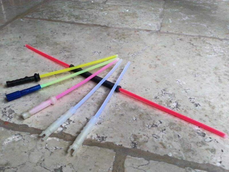 Kızdırma Çubuklu Işın Kılıcı Plastik Aparat - Görsel 4