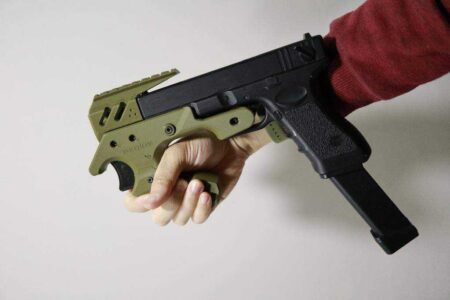 Cyberpunk Glock Gbb / Aep Bullpup Dönüştürme Plastik Aparat