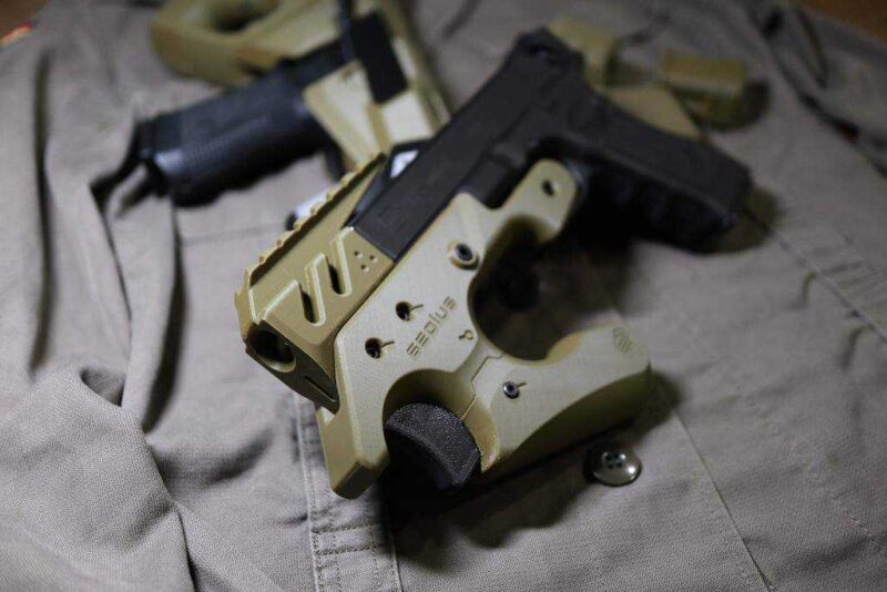 Cyberpunk Glock Gbb / Aep Bullpup Dönüştürme Plastik Aparat - Görsel 2